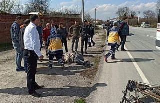 Kazada ağır yaralanan bisiklet sürücüsü kurtarılamadı