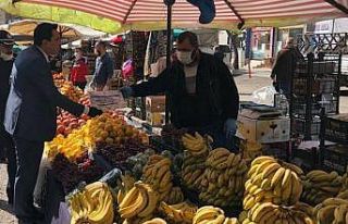 Kırıkkale’de pazarlarda Korona tedbirleri
