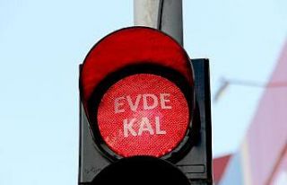 Kırmızı ışıklar ‘evde kal’ dedi
