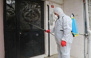 Kırsal Mahallelerde dezenfeksiyon çalışması yapıldı