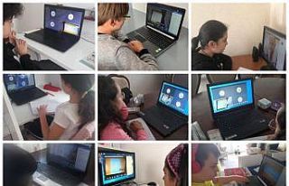 Kırşehir’de, özel okulda öğrenci öğretmen...