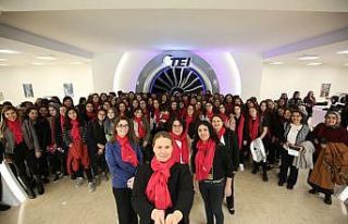 Kız öğrenciler TEI’de ağırlandı