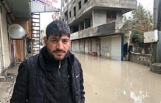 Kızıltepe’de aşırı yağış sonrası yollar...