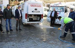 Koçarlı Belediyesi dezenfekte çalışmasını sürdürüyor