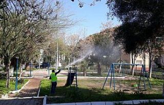 Koçarlı’da dezenfekte edilmeyen yer kalmadı