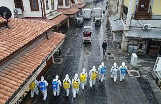 Konya Büyükşehirden dezenfeksiyon seferberliği