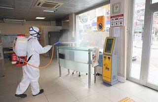 Körfez’de dezenfekte çalışmaları aralıksız...