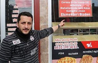 Korona virüs nedeniyle işsiz kalanlara ekmeği ücretsiz...