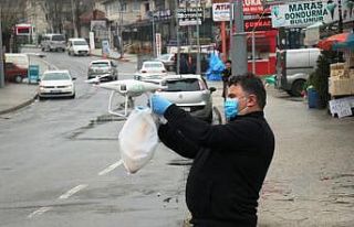Korona virüs tedbiri kapsamında ekmek alabilmek...