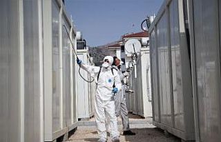 Korona virüs tedbirleri kapsamında konteyner kentlere...