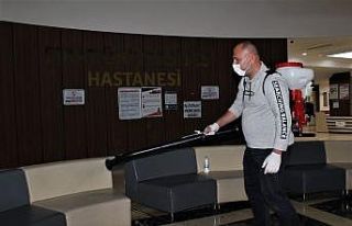 Korona virüsüne karşı Fırat Üniversitesi Hastanesi...