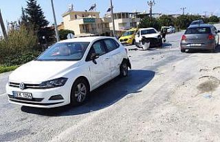 Kuşadası’nda trafik kazası; 1 yaralı