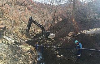 Kuyucak’ta içme suyu hattı yenileniyor