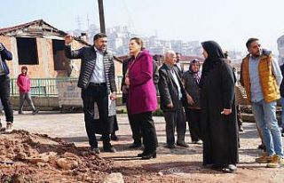 Mahalle sakinleri, Başkan Hürriyet’e teşekkür...