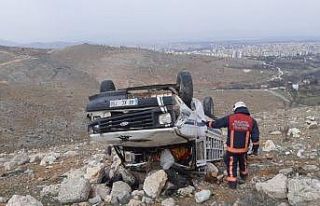 Malatya’da kamyon şarampole devrildi: 1 ölü
