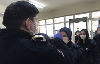 Maltepe Cezaevinde korona virüse karşı termal kameralı...