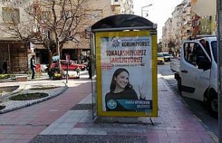 Manisa’nın her yeri korona virüs bilgilendirmeleriyle...