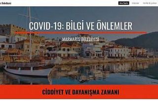 Marmaris Belediyesi Korona virüse karşı vatandaşları...