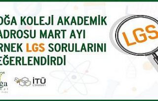 Mart ayı LGS örnek soruları değerlendirildi