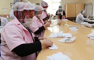 Maske üretimine bir destek de Kula’dan
