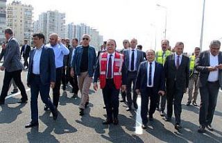 Meltem katlı kavşağı hizmete açıldı
