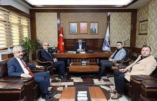 MHP’den Başkan Şayir’e ziyaret