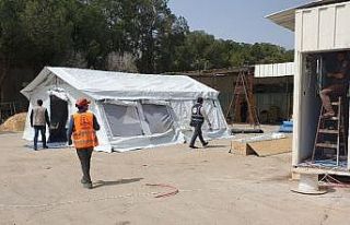 Mısır ile Gazze sınırına korona virüse karşı...