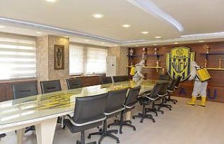 MKE Ankaragücü Tandoğan Tesisleri dezenfekte edildi