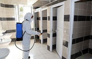 Mudanya’da ortak kullanım alanlarında korona virüs...