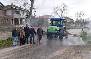 Muhtardan mahalleye ilaçlama