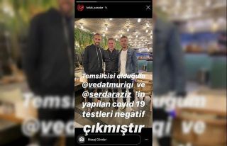 Muriqi ve Serdar Aziz’in koronavirüs testleri negatif...