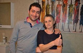 Nazmiye teyze artık çay içebilecek