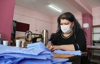 Nene Hatun’un torunları maske üretimi için seferber...