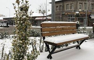 Nevşehir, Mart ayında beyaza büründü