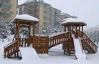 Nevşehir’de kar yağışı etkisini sürdürüyor