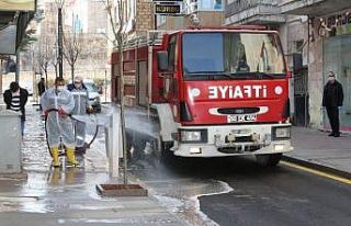 Nevşehir’in dört bir yanı dezenfekte ediliyor