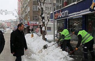 Niğde Belediyesi’nden Karla Mücadele Seferberliği