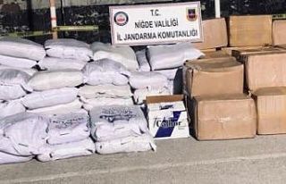 Niğde’de 3 bin 650 kilo kaçak tütün ele geçirildi