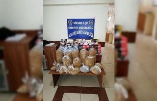 Niksar’da 34 kilogram kaçak tütün ele geçirildi
