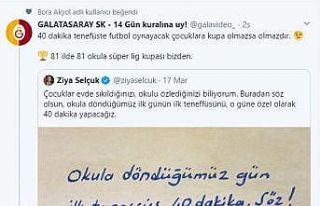 Öğrencilere kupalar da Galatasaray’dan