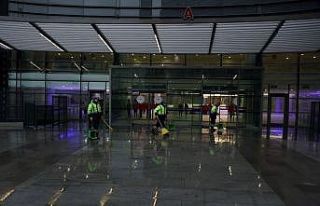 Okmeydanı Hastanesi’nde temizlik ve dezenfeksiyon...