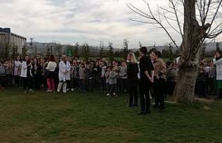 Okulda deprem tatbikatı yapıldı