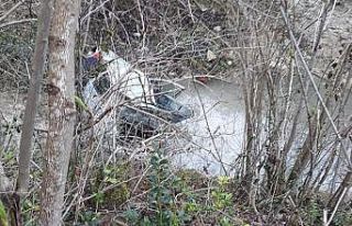 Ordu’da otomobil dereye uçtu: 4 yaralı