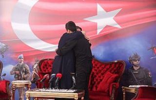 Örgütten kaçan şahıs, ailesine telim edildi