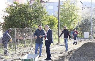 Ortaca’da parke çalışmaları aralıksız sürüyor