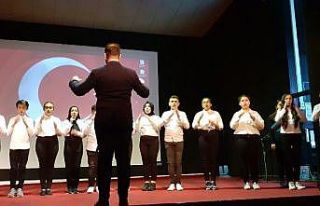 Osmancık’ta işaret diliyle İstiklal Marşı okundu