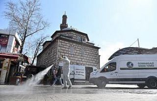 Osmangazi’de camiler dezenfekte edildi
