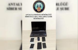 Otel odasından tabanca, fişek ve hassas terazi çıktı