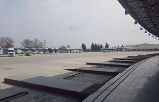 Otogar virüs sebebiyle boş kaldı