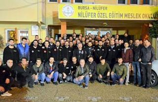 Otomobil gruplarından down sendromlu çocukların...